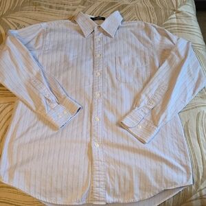 Kenneth Robets Light Blue Men's Casual Button Down Shirt